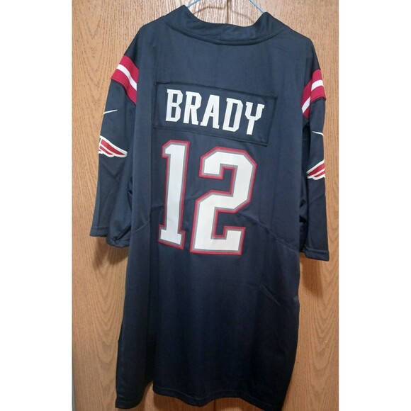 Tom Brady (Nike)-(Patriots)-(Jersey)-(Blue)-(Pre-owned)-(Size-XL)-$100.00 - Picture 2 of 5